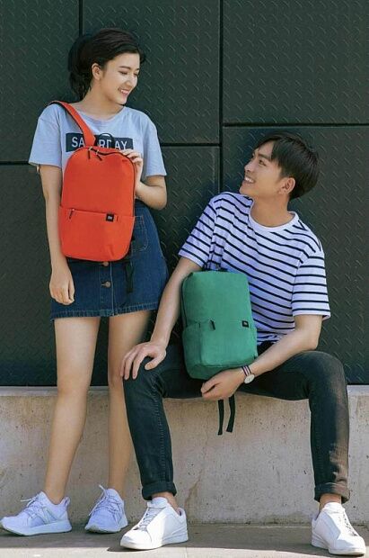Рюкзак Xiaomi Mi Bright Little Backpack 10L (Orange/Оранжевый) - 4