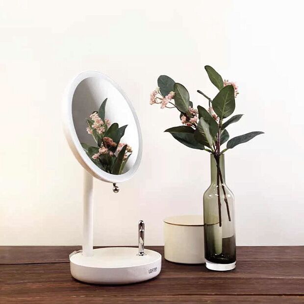 Умное зеркало Lofree Morning Light LED Beauty Mirror Official Standard (White/Белый) - 1