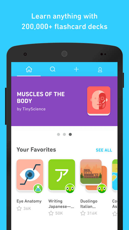 Скриншот Tinycards by Duolingo